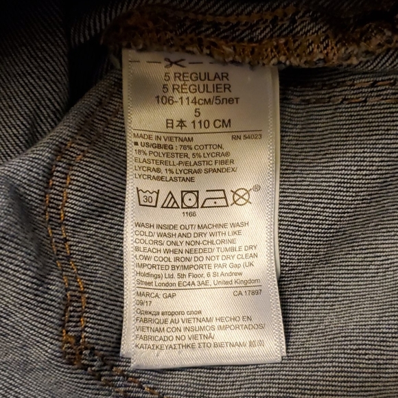 GapKids 1969 Regular Legging Jeans 5R - Picture 7 of 7